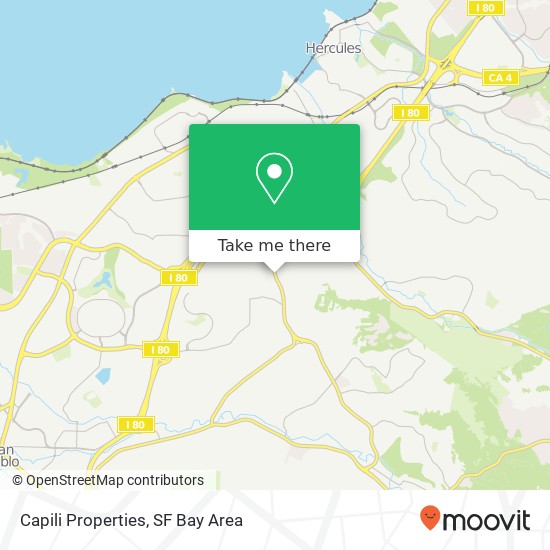 Capili Properties map