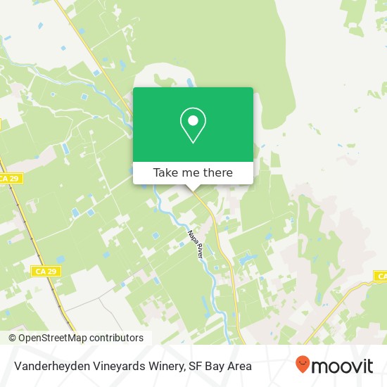 Mapa de Vanderheyden Vineyards Winery