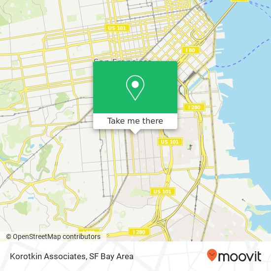 Korotkin Associates map