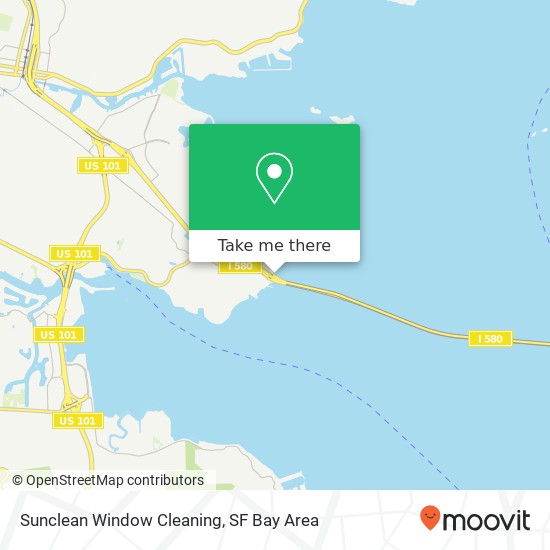 Sunclean Window Cleaning map