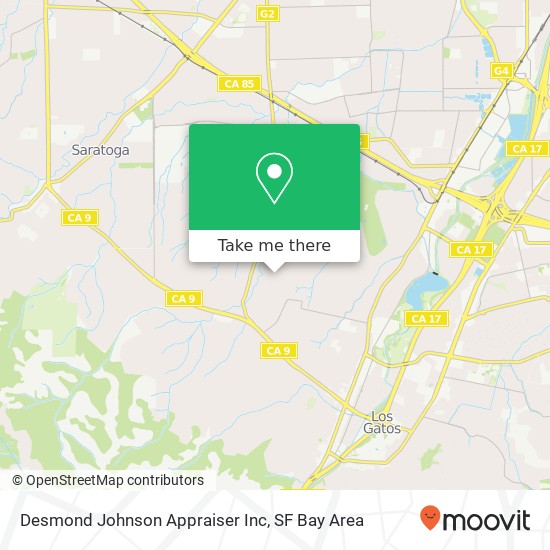 Desmond Johnson Appraiser Inc map