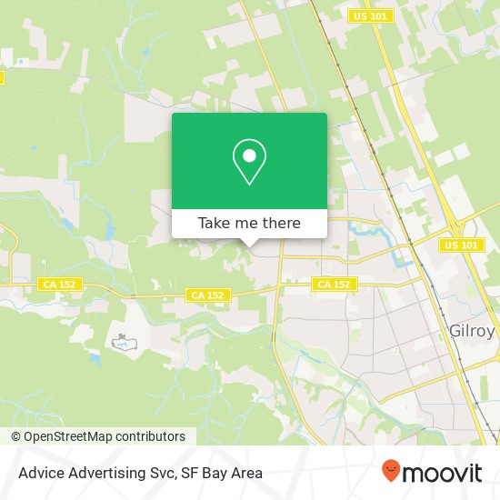 Mapa de Advice Advertising Svc