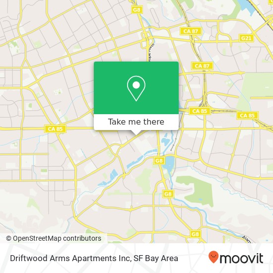 Mapa de Driftwood Arms Apartments Inc