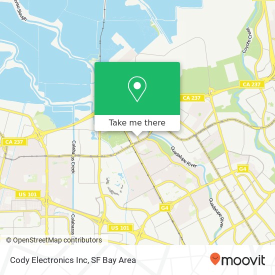 Mapa de Cody Electronics Inc