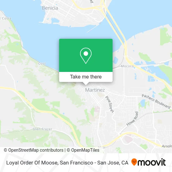 Loyal Order Of Moose map