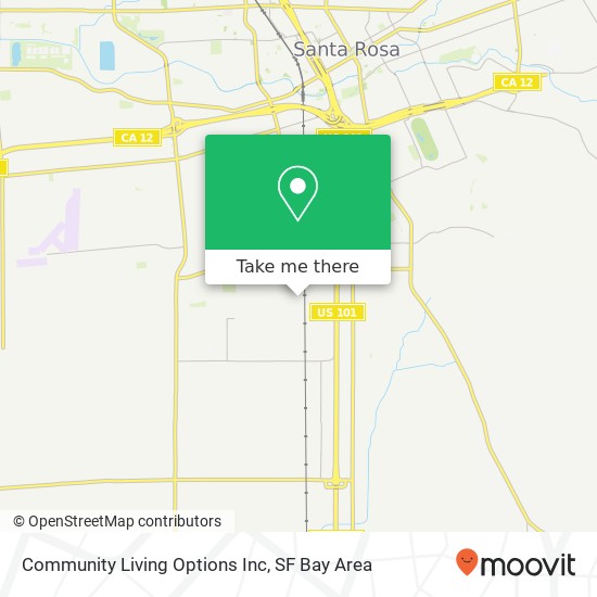 Mapa de Community Living Options Inc