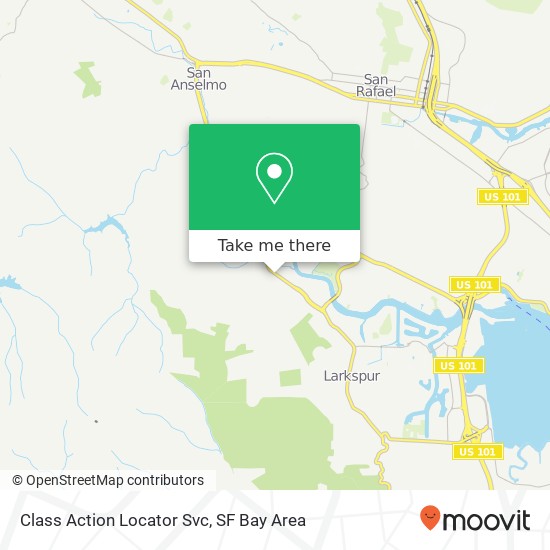 Mapa de Class Action Locator Svc