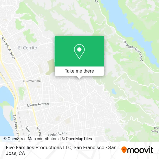 Mapa de Five Families Productions LLC