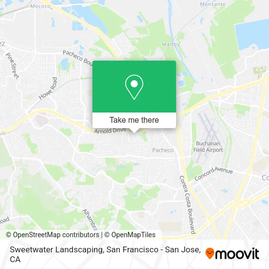 Mapa de Sweetwater Landscaping