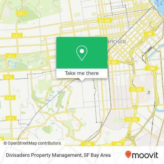 Divisadero Property Management map