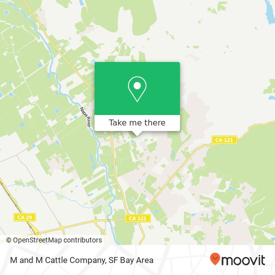 Mapa de M and M Cattle Company