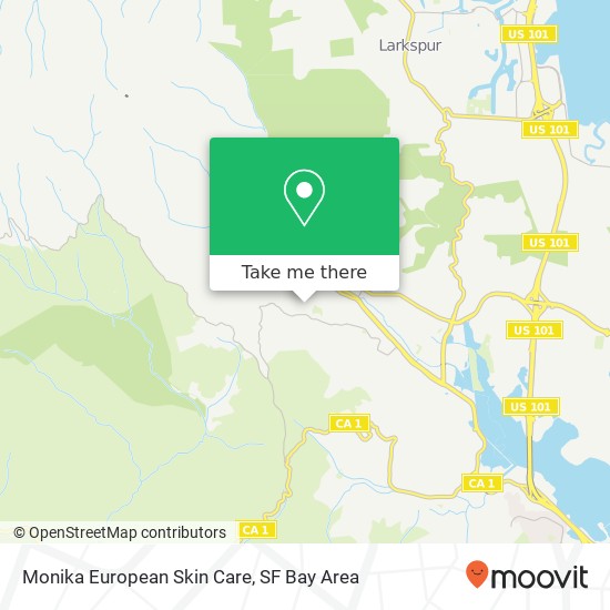 Monika European Skin Care map