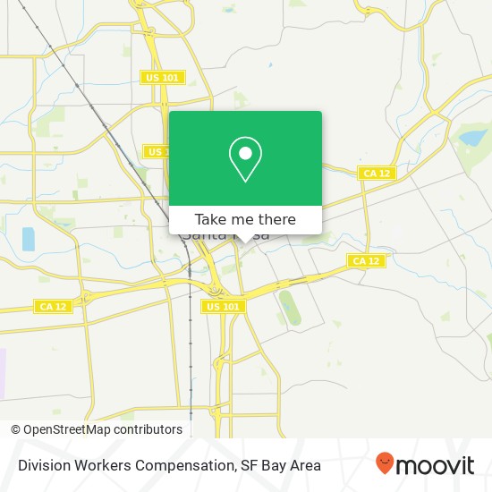 Mapa de Division Workers Compensation