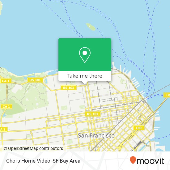 Choi's Home Video map