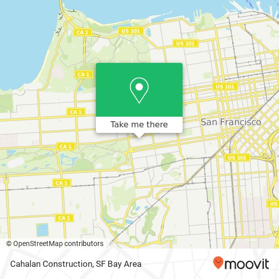 Cahalan Construction map