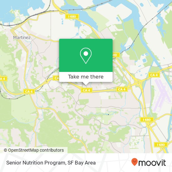 Senior Nutrition Program map