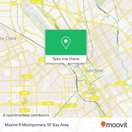 Maxine R Montgomery map