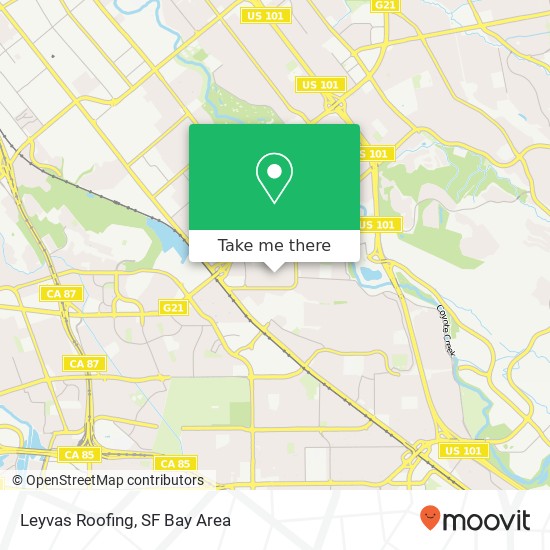 Mapa de Leyvas Roofing