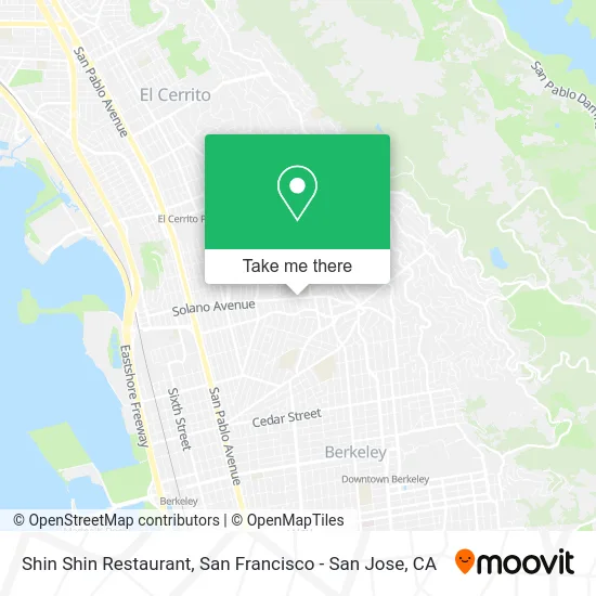 Shin Shin Restaurant map
