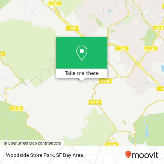 Woodside Store Park map