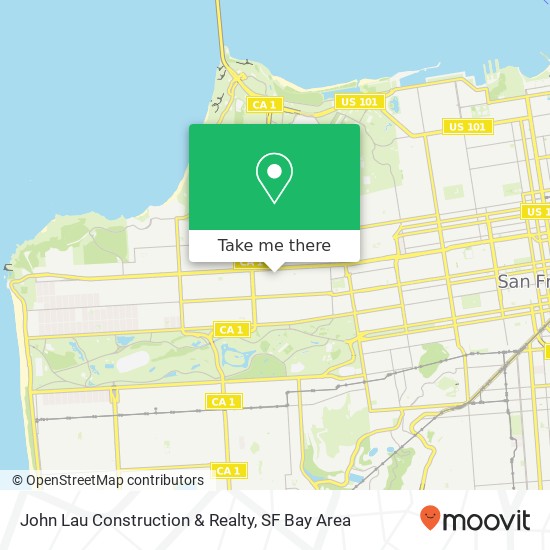 John Lau Construction & Realty map