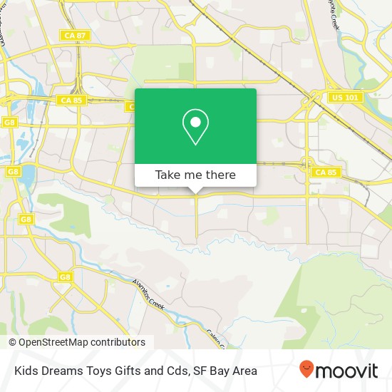 Kids Dreams Toys Gifts and Cds map