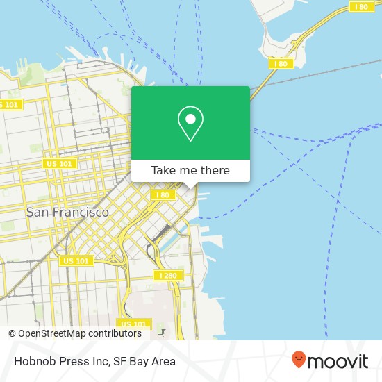 Hobnob Press Inc map