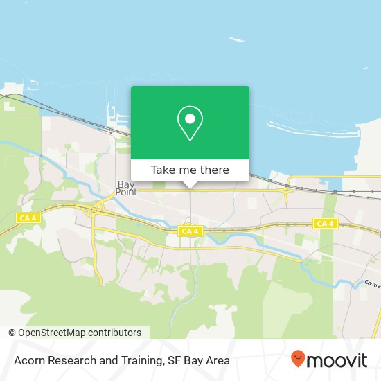 Acorn Research and Training map