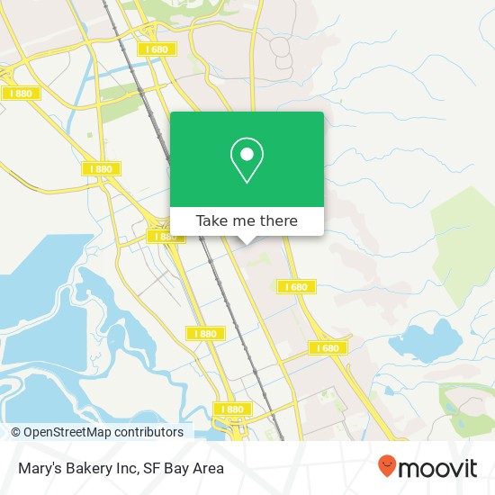 Mapa de Mary's Bakery Inc