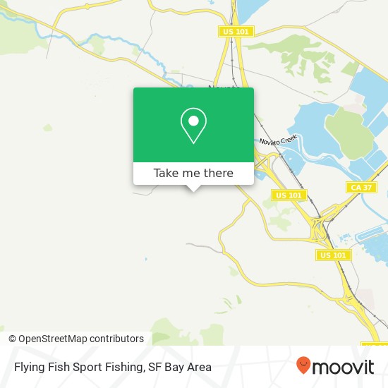 Flying Fish Sport Fishing map
