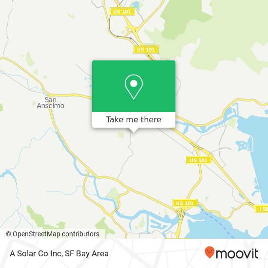 A Solar Co Inc map