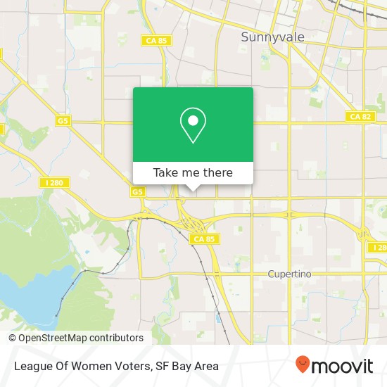 League Of Women Voters map