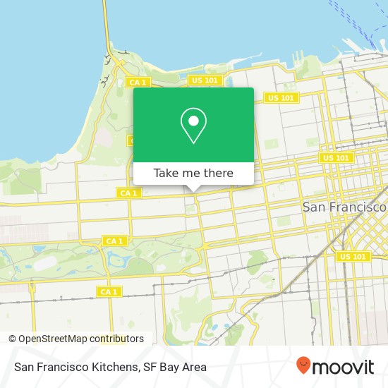 San Francisco Kitchens map