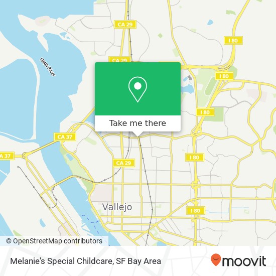 Melanie's Special Childcare map