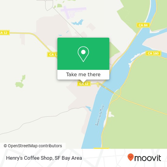 Mapa de Henry's Coffee Shop