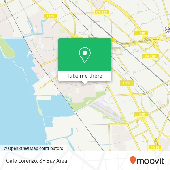 Cafe Lorenzo map