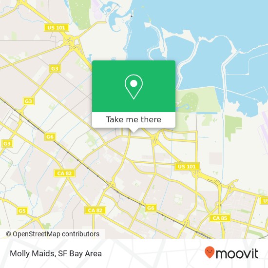 Molly Maids map