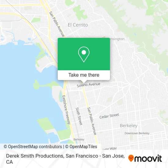 Mapa de Derek Smith Productions