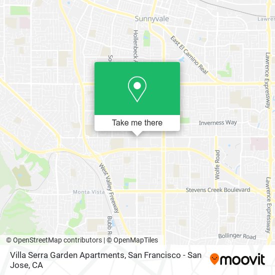 Villa Serra Garden Apartments map