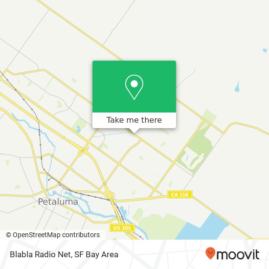 Mapa de Blabla Radio Net