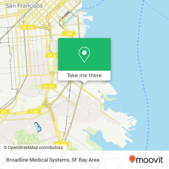 Mapa de Broadline Medical Systems