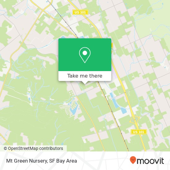 Mt Green Nursery map