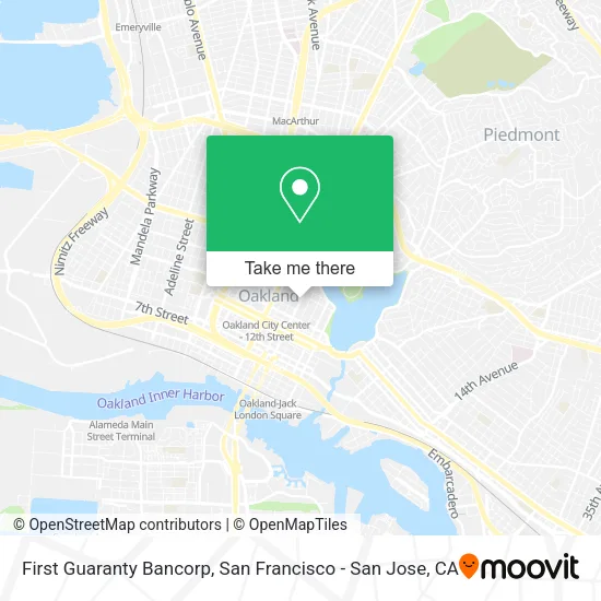 Mapa de First Guaranty Bancorp