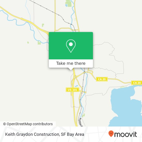 Keith Graydon Construction map