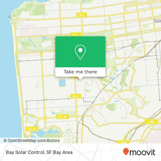 Bay Solar Control map