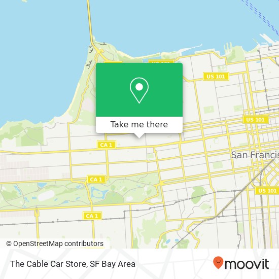 Mapa de The Cable Car Store