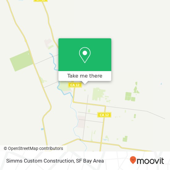 Simms Custom Construction map