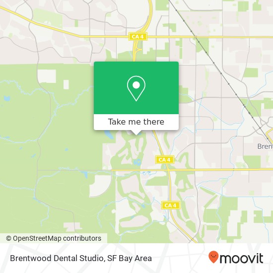 Brentwood Dental Studio map