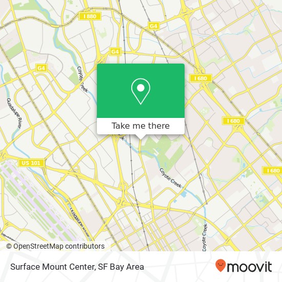 Mapa de Surface Mount Center