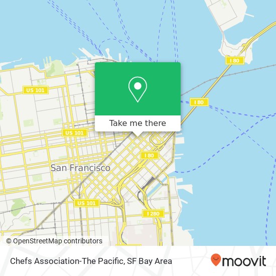 Chefs Association-The Pacific map